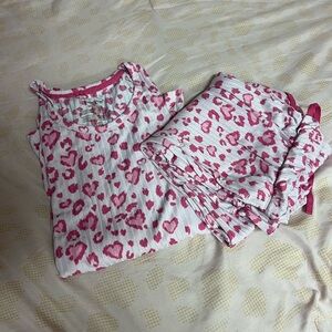 Pink Heart Kids Pajamas